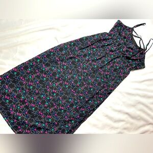 Floral Black Dress size XL